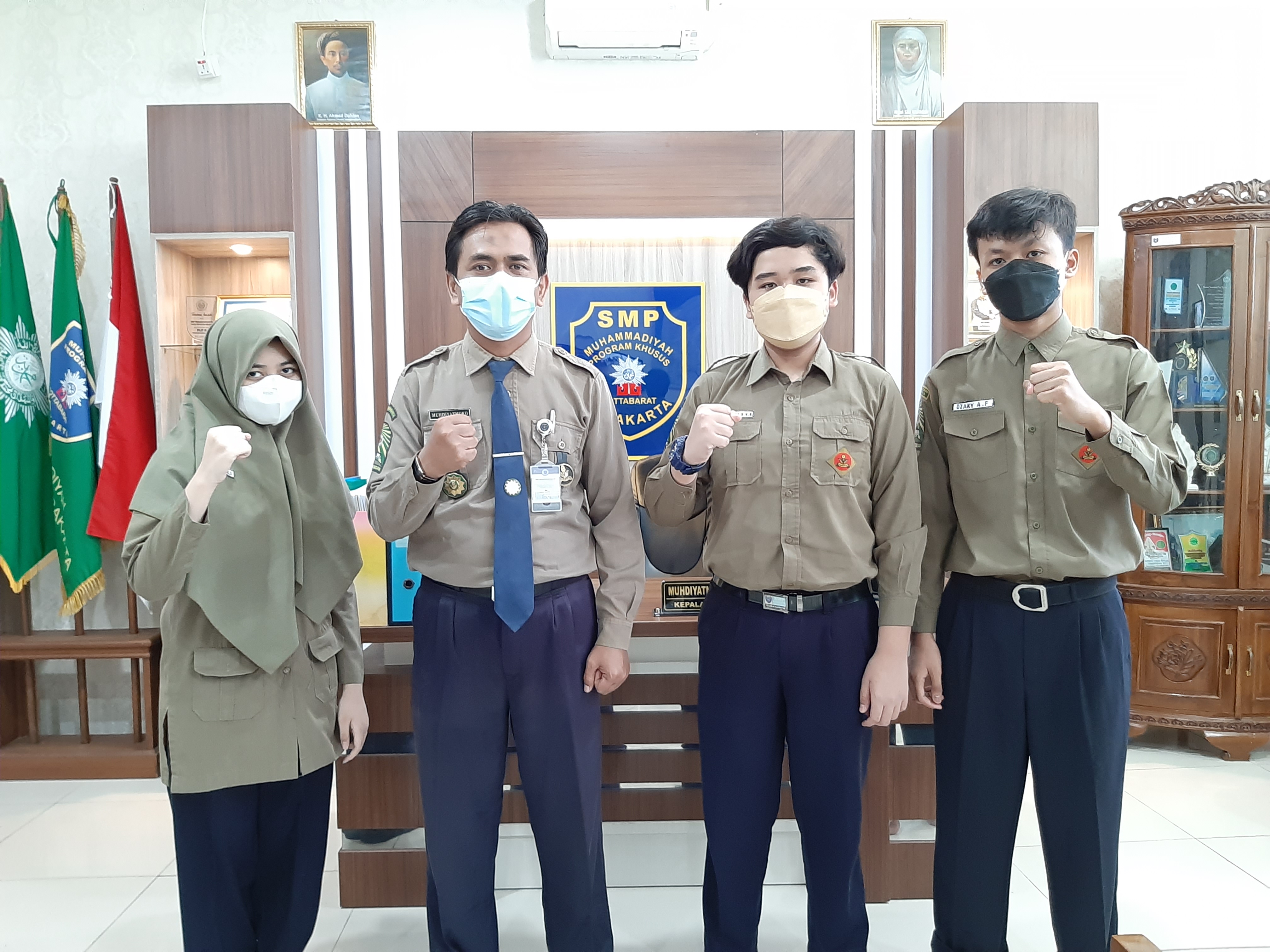 Tiga Siswa SMP Muhammadiyah PK Kottabarat Maju KSN Provinsi